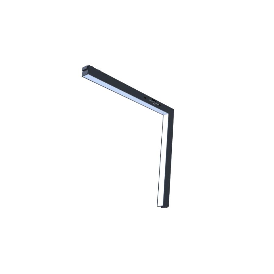 Γραμμικό φωτιστικό LED 24W 3CCT για ultra thin ράγα σε μαύρη απόχρωση D:30X2,6X2,4cm TMU0190-Black